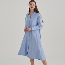 아피나르 썸머 코튼 셔츠 원피스