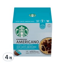 스타벅스 아이스 아메리카노 by 네스카페 돌체구스토 캡슐커피, 5.5g, 12개입, 4개