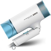 유닉스 프리미엄 메탈 이온 헤어드라이기 UN-B1612 1600W, 블루