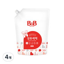 비앤비 섬유세제 1500ml 리필, 4개