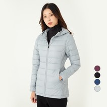 캐럿 여성용 핏티드 후디 패딩 자켓