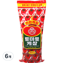오뚜기 토마토케찹 800g, 6개