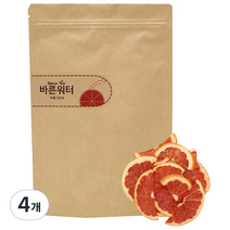 바른워터 건조자몽차, 60g, 1개입, 4개