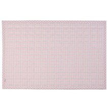 화모 클래식 체크 유아동 순면 누빔 패드, 핑크