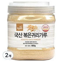 토종마을 국산 볶은 귀리가루, 800g, 2개