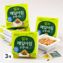 풀무원 실의 힘 매일아침 순생나또, 396g, 3개