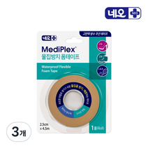 네오 메디플렉스 물집방지 고탄력 폼테이프, 3개