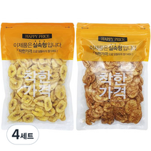 바나나칩 400g + 구운 바나나칩 400g 세트, 4세트