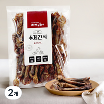 야아부르니 수제간식 대용량팩, 오리도가니, 2개
