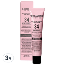 더블유드레스룸 퍼퓸 핸드크림 No34 올웨이즈해피, 50ml, 3개