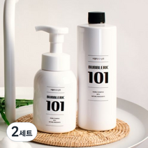 버블릭 101 두피샴푸 본품 300ml + 리필 500ml 세트, 2세트