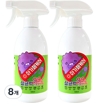 아가페케어 살균소독제, 500ml, 8개