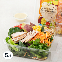 스윗밸런스 구운고구마와 수비드닭가슴살 샐러드, 300g, 5개