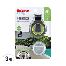 폴라프레쉬 선바이저 햇빛가리개 클립형 방향제 라임모히또향 본품+리필, 1개, 3개