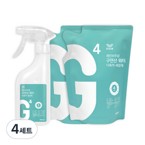 레인보우샵 구연산 워터 다목적세정제 500ml +리필 500ml x 2p, 4세트