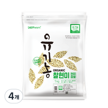 대구농산 유기농 찰현미, 1kg, 4개