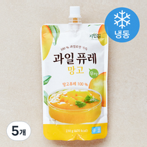 자연원 요리조리 과일퓨레 망고 (냉동), 230g, 5개