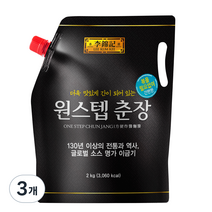이금기 원스텝 춘장 스파우트팩, 2kg, 3개