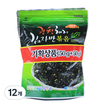 광천해저김 김자반 볶음, 50g, 12개