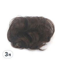 끌레오라미 중년 여성 정수리 부분가발 D631, 갈색, 3개