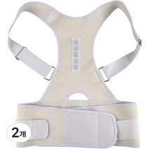 나음다름 바른자세 밴드 화이트 L 60~75kg, 2개