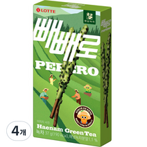 빼빼로 녹차, 37g, 4개