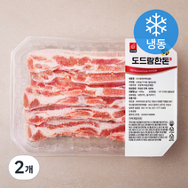 도드람푸드 한돈 벌집 삼겹살 구이용 (냉동), 1kg, 2개