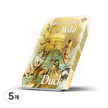 토우 트레이 그레인프리 강아지 주식캔, 오리 앤 치킨, 390g, 5개