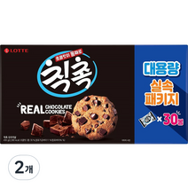 롯데웰푸드 칙촉 초콜릿쿠키 실속패키지, 450g, 2개