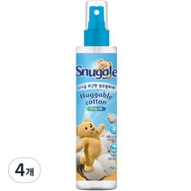 스너글 포근한 섬유 탈취제, 150ml, 4개, 허거블 코튼