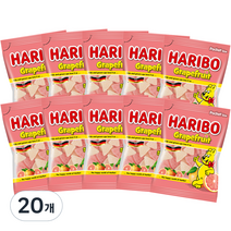 하리보 그레이프프루트 젤리, 100g, 20개