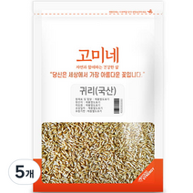 고미네 귀리 국산, 500g, 5개