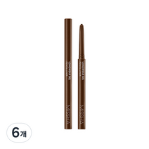 미샤 롱웨어 젤 펜슬 라이너 0.14g, 카멜 브라운, 6개