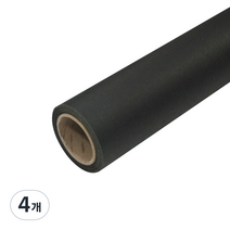 래피아 벌집 쿠션지 80g, 검정색, 4개