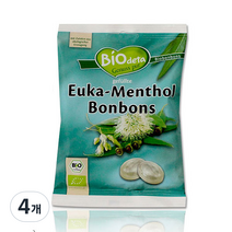 [비오데타] 비오데타 유기농 유칼립투스 멘톨향 캔디, 75g, 4개