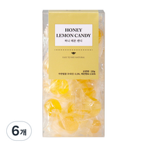 허니바이허니 허니 레몬 입덧 캔디, 120g, 6개