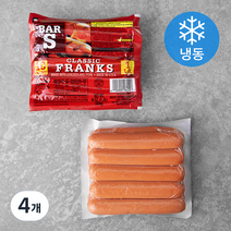 바스 클래식 프랑크 소시지 (냉동), 454g, 4개