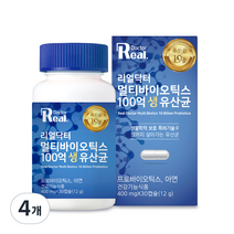 리얼닥터 멀티바이오틱스 100억 생유산균 12g, 4개, 30정, 30정