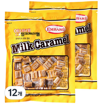 엠바레 밀크 캐러멜, 350g, 12개