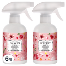 부케가르니 섬유탈취제 블랙체리, 300ml, 6개