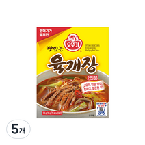 오뚜기 맛있는 육개장, 38g, 5개