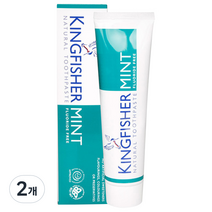 킹피셔 내추럴치약 치약 민트, 100ml, 2개
