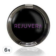 레쥬베라 블랙 화이트 아이섀도우, 리얼블랙, 6개