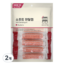 무마진 강아지 소프트 덴탈껌 대용량 30p, 블루베리, 270g, 2개