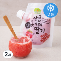 프레시히어로 상큼 홈카페 딸기 퓨레 (냉동), 200g, 2개