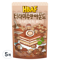 바프 티라미수맛 아몬드, 190g, 5개