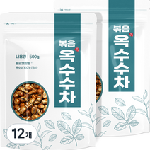 자연초 볶음옥수수차, 500g, 1개입, 12개