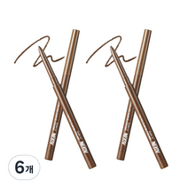 머지 더 퍼스트 슬림 젤 아이라이너 0.05g, GS4 BROWN QUARTZ 브라운 쿼츠, 6개