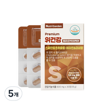 뉴트리가든 프리미엄 위건강 헬리코박터케어 18g, 30정, 5개, 30정