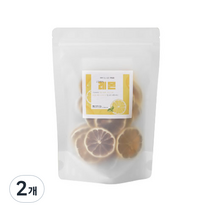 웜푸드 프리미엄 건조 과일칩 레몬, 50g, 1개, 2개